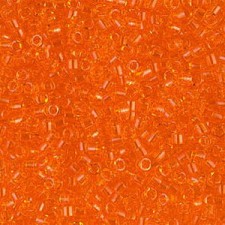 Miyuki delica Beads 11/0 - Transparent orange DB-703